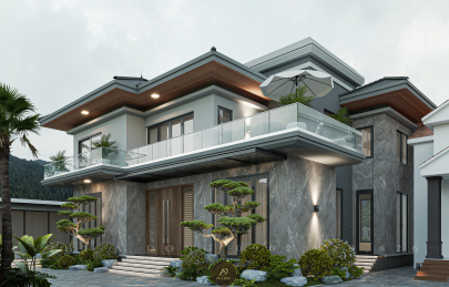 Thiết kế villa bằng gỗ óc chó - Tạo nên không gian sang trọng và đẳng cấp